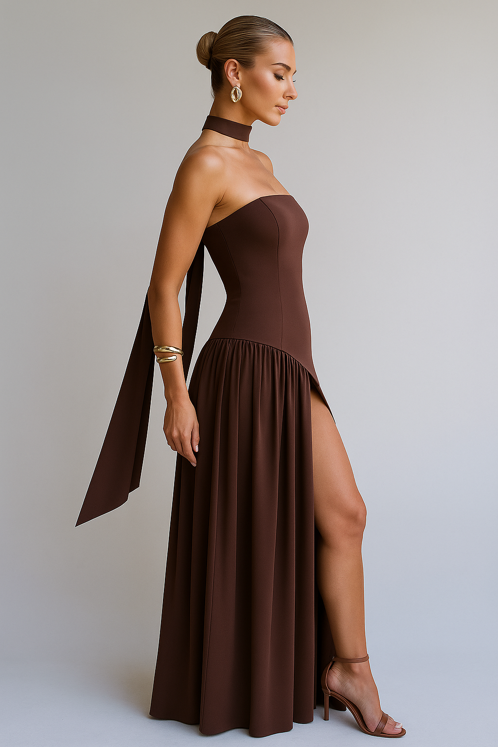 Heidi | Elegancka długa sukienka